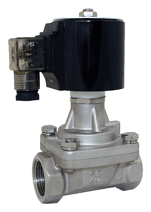 Válvulas de pistón de serie de vapor STC 2LS150-500, de doble dirección, normalmente cerradas.